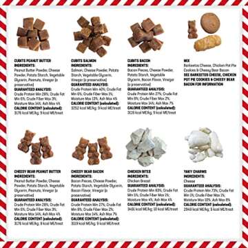 Himalayan Dog Chew 24 Joyful Days Dog Advent Calendar, 24 Tasty Dogs Treats for All Breeds, Himalayan Cheese Treats, Cookie Treats, Freeze Dried Whole Meat Treats