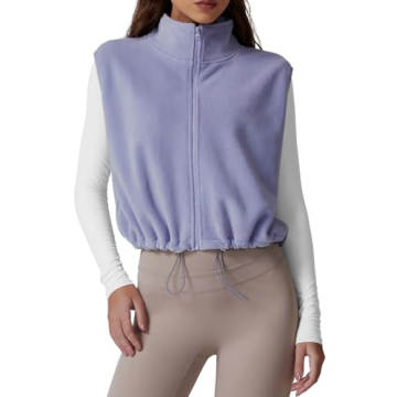 QINSEN Women's Stylish Fleece Vest - Warm & Comfortable Winter Outwear