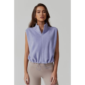 Stylish QINSEN Women's Fleece Vest for Winter Wear