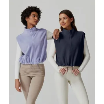 Stylish QINSEN Women's Fleece Vest for Winter Wear