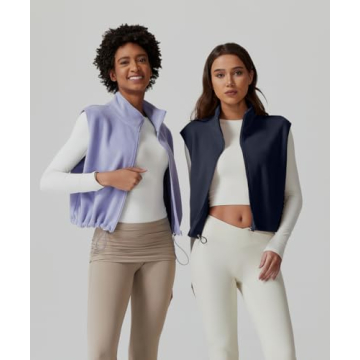 Stylish QINSEN Women's Fleece Vest for Winter Wear