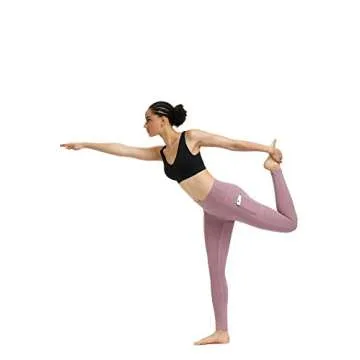 Fengbay 2 Pack High Waist Yoga Pants, Pocket Yoga Pants Tummy Control Workout Running 4 Way Stretch Yoga Leggings