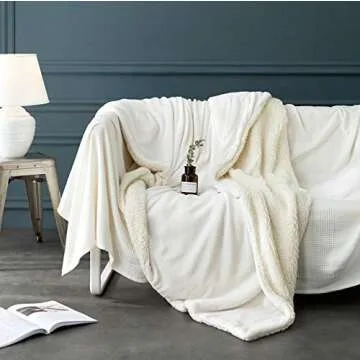 LBRO2M Sherpa Fleece Blanket - Cozy Luxury for All