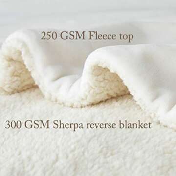 LBRO2M Sherpa Fleece Blanket - Cozy Luxury for All
