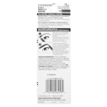 COVERGIRL Easy Breezy Brow Pencil - Long-Lasting, Blendable