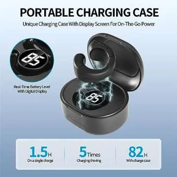 TUZTUALA Upgrade Scrolling Ring, Remote Control for TikTok, Bluetooth Ring Scroller with Stand, Bluetooth Camera Remote Compatible with iPhone, iPad, iOS Android Cell Phone-Black