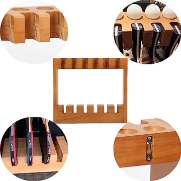 Stylish Ping Pong Paddle Storage Rack for Organized Play