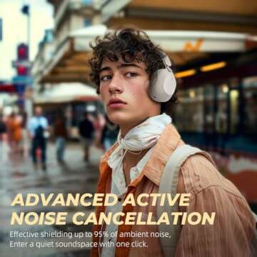 iKF-Solo Wireless Headphones - Bluetooth 5.4, 140h Playback & Hi-Res Audio