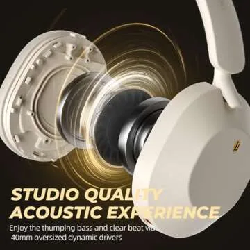 iKF-Solo Wireless Headphones Bluetooth 5.4 Noise Cancelling