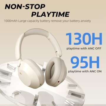 iKF-Solo Wireless Headphones Bluetooth 5.4 Noise Cancelling