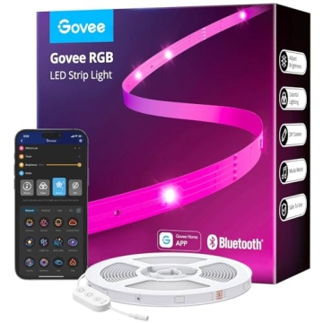 Govee 100ft LED Strip Lights - Bluetooth App Control