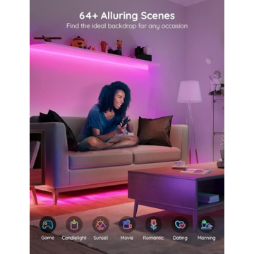 Govee 100ft LED Strip Lights - Bluetooth App Control