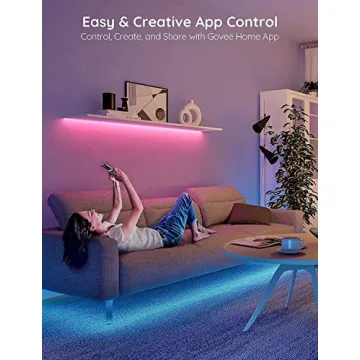 Govee 100ft LED Strip Lights - Bluetooth App Control