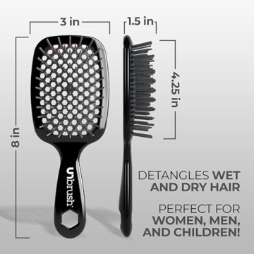 FHI Heat UNbrush Detangling Brush for Effortless Hair Care