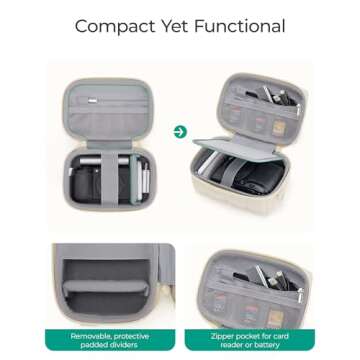 BAGSMART Waterproof Digital Camera Case for All Cameras