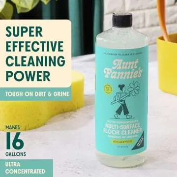 Aunt Fannie’s Eucalyptus Floor Cleaner & Wipes Bundle