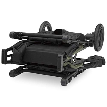 Jeep Deluxe Wrangler Stroller Wagon with Cooler Bag and Parent Organizer by Delta Children, Black/Green