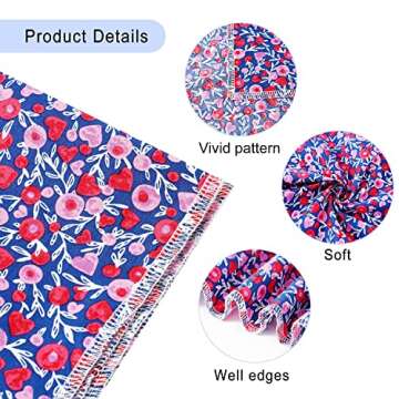 E-Clover Cute Dog Bandana & Scrunchie Set for Pet Moms