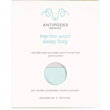 Antipodes Merino Baby Winter Sleeping Bag for Comfort