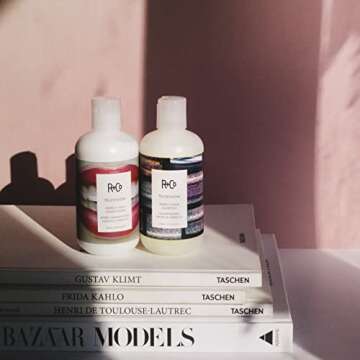 R+Co Television Perfect Hair Shampoo & Conditioner | Body + Shine + Smoothing for All Hair Types | Vegan + Cruelty-Free | 8.5 Floz + 8.5 Floz