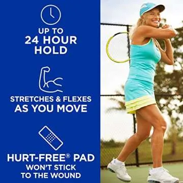 Band-Aid Brand Flexible Fabric Adhesive Bandages, Comfortable Sterile Protection & Wound Care for Minor Cuts & Burns, Quilt-Aid Technology to Cushion Painful Wounds, Assorted Sizes, 30 ct