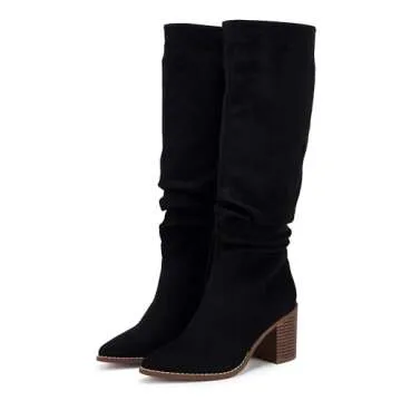 Comfortable Huiyuzhi Knee High Boots for Stylish Women
