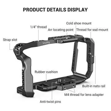[New Version] SMALLRIG BMPCC 4K & 6K Cage for Blackmagic Design Pocket Cinema Camera 4K & 6K w/Cold ...