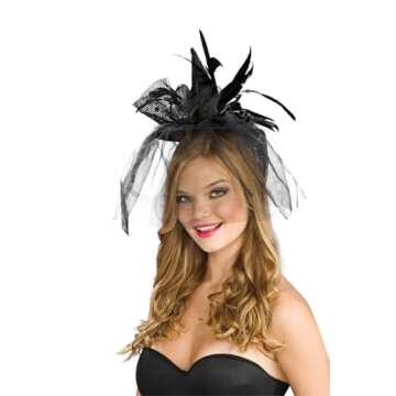 Black Mini Witch Hat Adult