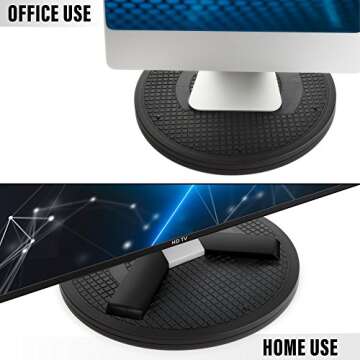 Aleratec Heavy Duty Lazy Susan Swivel Stand for TVs