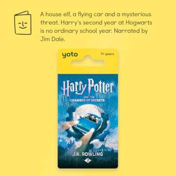 Yoto Harry Potter and The Chamber of Secrets - Kids Audio Card for Use with Player & Mini All-in-1 A...