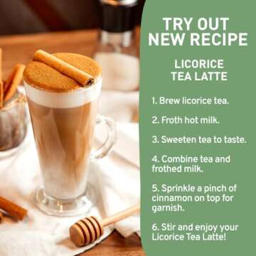 HANDPICK, Licorice Root Tea Bags (50 Count, 2g/bag) Licorice Tea | Non-GMO, Caffeine Free | Premium Quality Eco Conscious Round Bags