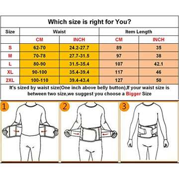 VENUZOR Waist Trainer Belt for Women - Waist Cincher Trimmer - Slimming Body Shaper Belt - Sport Gir...
