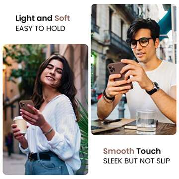 FireNova Designed for iPhone 13 Pro Max Case, Silicone [Camera Protection] Phone Case with [2 Screen...