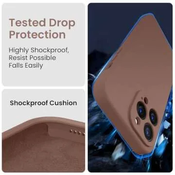 FireNova Silicone Case for iPhone 13 Pro Max with Screen Protectors