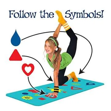 Chi Universe, Kids Yoga Mat, Yoga Game, Blue, Free Game App, How-To Poster, Fun Activities, Follow t...