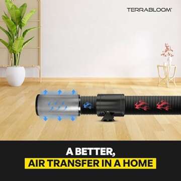 TerraBloom 4 Inch Flexible Ducting for Home and Grow Tents