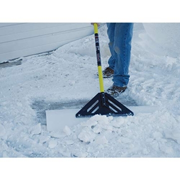 The Snowplow Original Snow Pusher 24" Wide Model for Efficient Shoveling