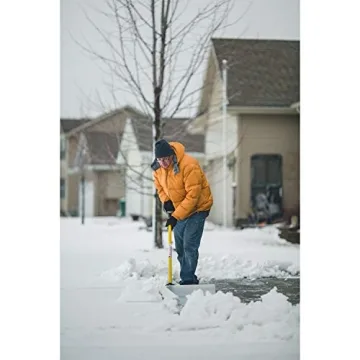 The Snowplow Original Snow Pusher 24" Wide Model for Efficient Shoveling