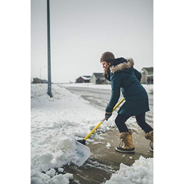 The Snowplow Original Snow Pusher 24" Wide Model for Efficient Shoveling