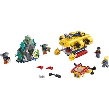 LEGO City Ocean Exploration Submarine 60264, with Submarine, Coral Reef Setting, Underwater Drone, G...
