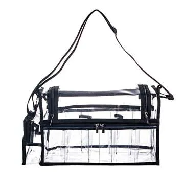 Large Capacity PVC Makeup Artist Cosmetic Organizer Bag