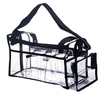 Large Capacity PVC Makeup Artist Cosmetic Organizer Bag