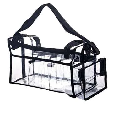 Large Capacity PVC Makeup Artist Cosmetic Organizer Bag