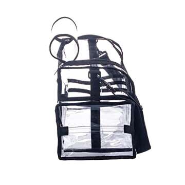 Large Capacity PVC Makeup Artist Cosmetic Organizer Bag