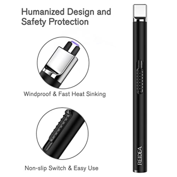 REIDEA Electric Lighter S4 USB Rechargeable for Fast Lighting