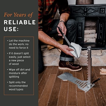Hickory Summit Kindling Splitter for Easy Firewood Preparation