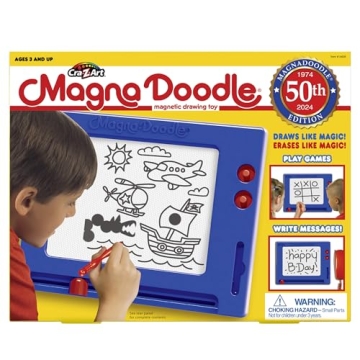 Cra-Z-Art Retro Magna Doodle: Classic Magnetic Drawing Toy for Kids
