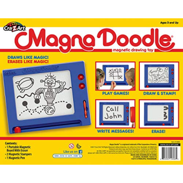Cra-Z-Art Retro Magna Doodle Classic Magnetic Drawing Toy