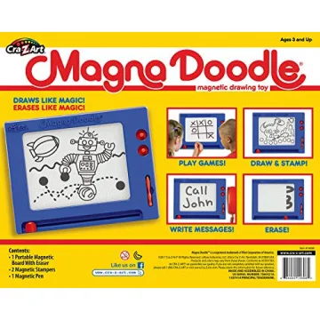 Cra-Z-Art Retro Magna Doodle Classic Magnetic Drawing Toy