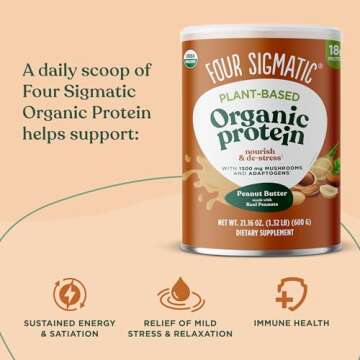 Four Sigmatic Organic Plant Protein Powder for Health